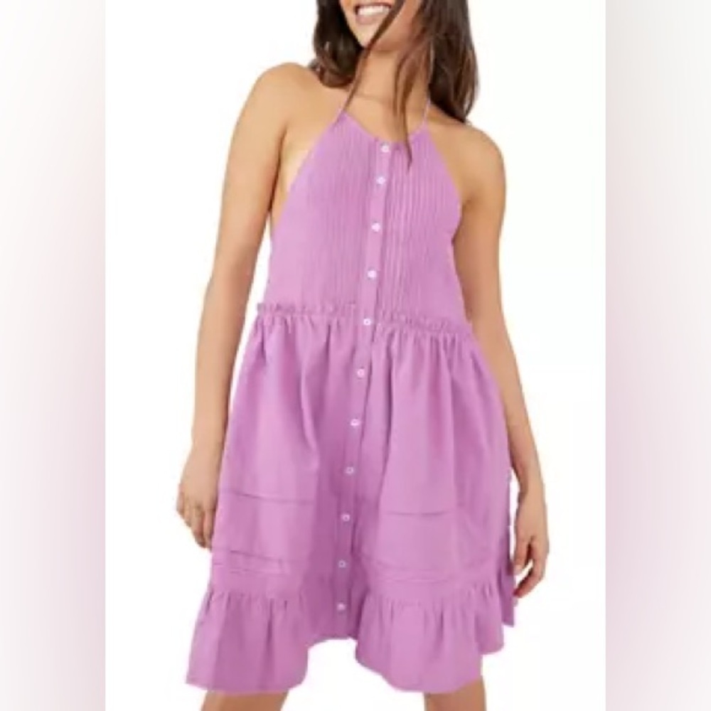 Free People Desert Days Mini Dress Orchid Size Small